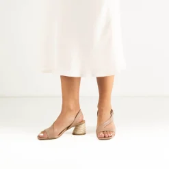PERLE ANKLE STRAP SANDALS LEATHER><noscript><img width=