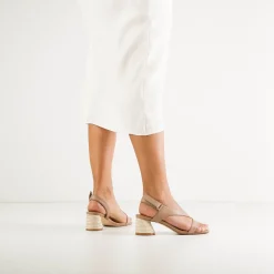 PERLE ANKLE STRAP SANDALS LEATHER><noscript><img width=