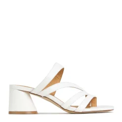 PERRI SLIP-ON HEEL SANDALS LEATHER>EOS Footwear Sale