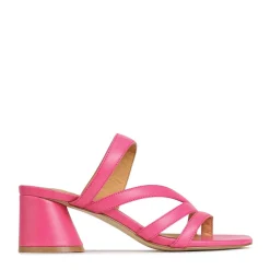 PERRI SLIP-ON HEEL SANDALS LEATHER><noscript><img width=