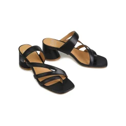 PERRI SLIP-ON HEEL SANDALS LEATHER><noscript><img width=