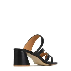 PERRI SLIP-ON HEEL SANDALS LEATHER><noscript><img width=