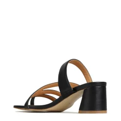 PERRI SLIP-ON HEEL SANDALS LEATHER><noscript><img width=