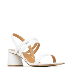 PETELLA LEATHER BLOCK HEEL SANDALS><noscript><img width=