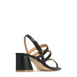 PETELLA LEATHER BLOCK HEEL SANDALS><noscript><img width=