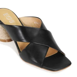 PETORA LEATHER SLIDE HEELED SANDAL>EOS Footwear Cheap