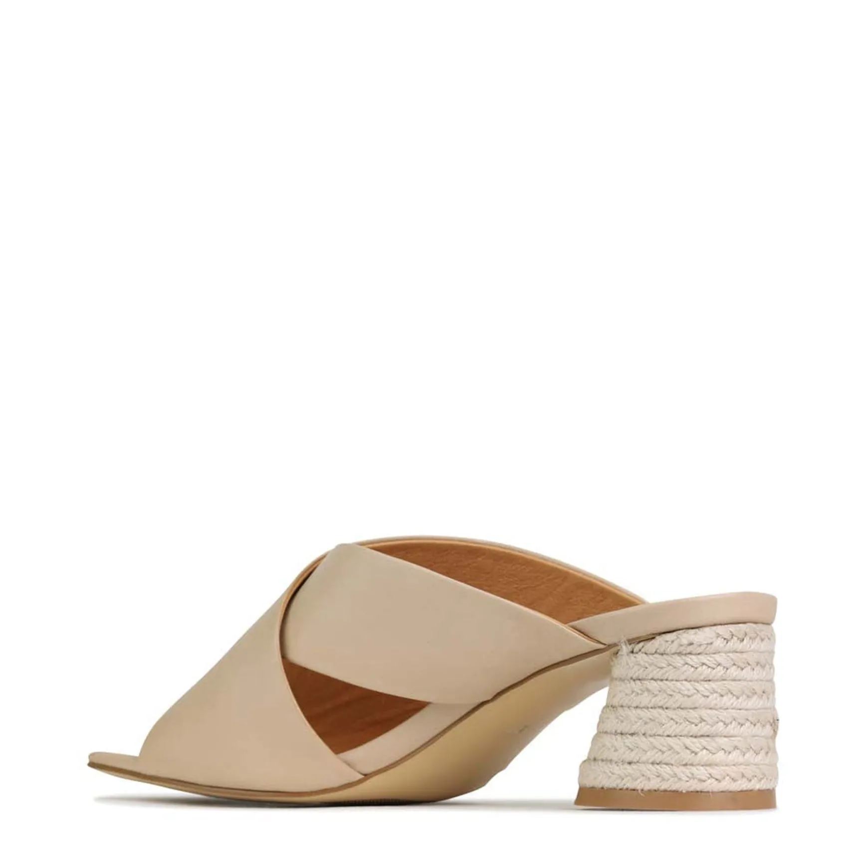 PETORA LEATHER SLIDE HEELED SANDAL>EOS Footwear Cheap
