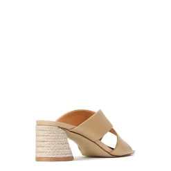 PETORA LEATHER SLIDE HEELED SANDAL><noscript><img width=