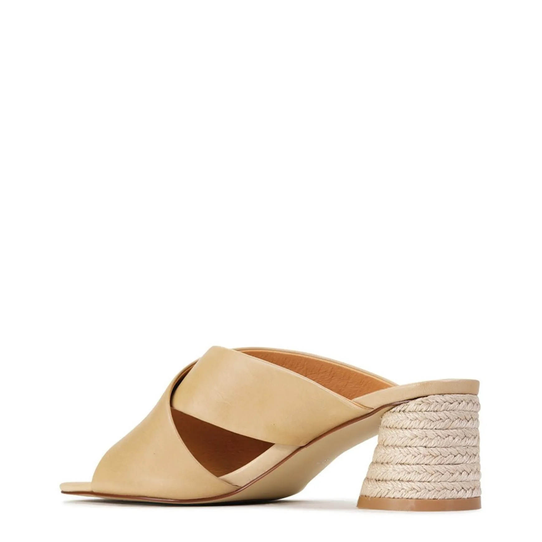 PETORA LEATHER SLIDE HEELED SANDAL>EOS Footwear Cheap