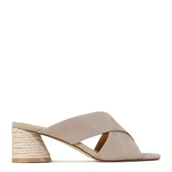PETORA LEATHER SLIDE HEELED SANDAL><noscript><img width=