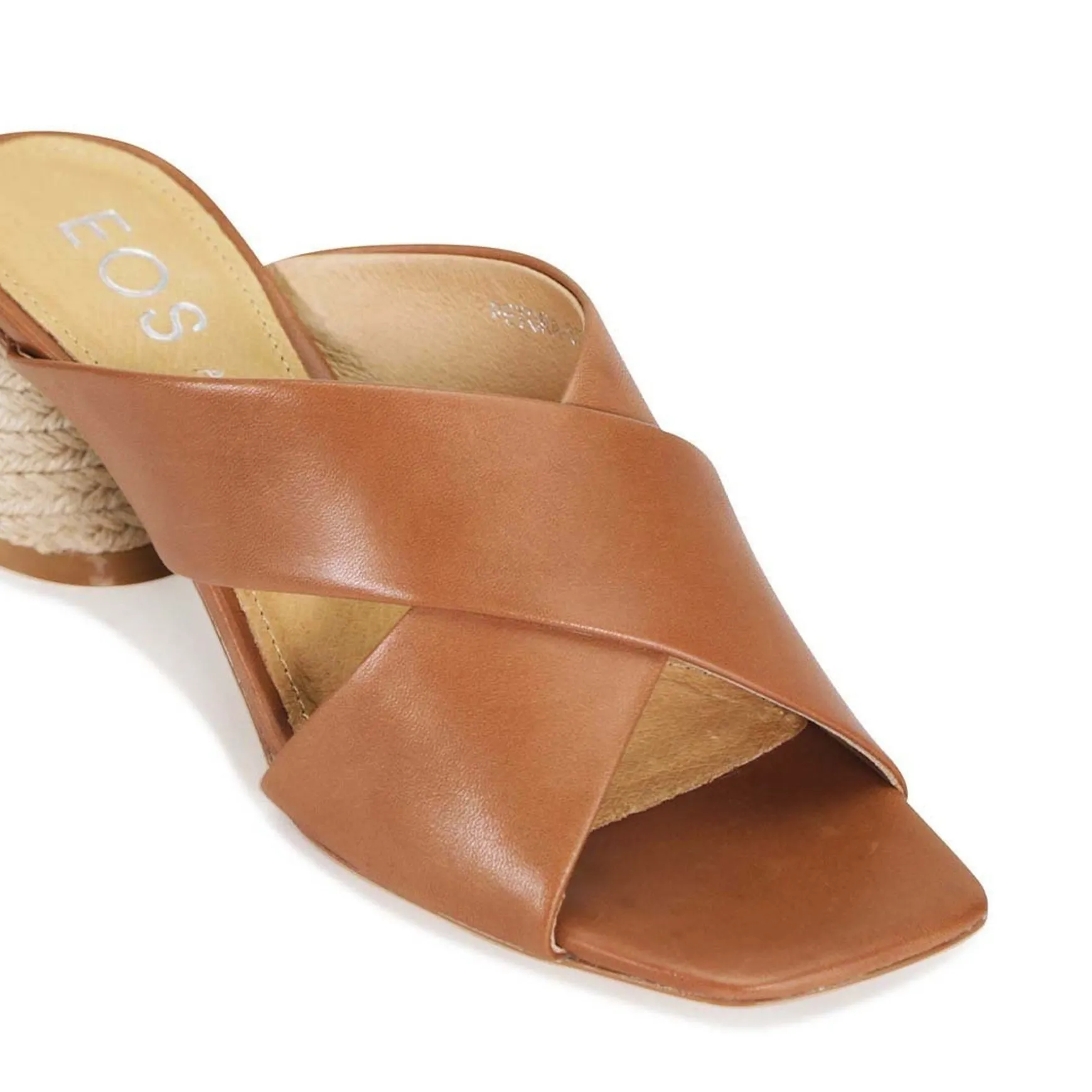 PETORA LEATHER SLIDE HEELED SANDAL>EOS Footwear Cheap