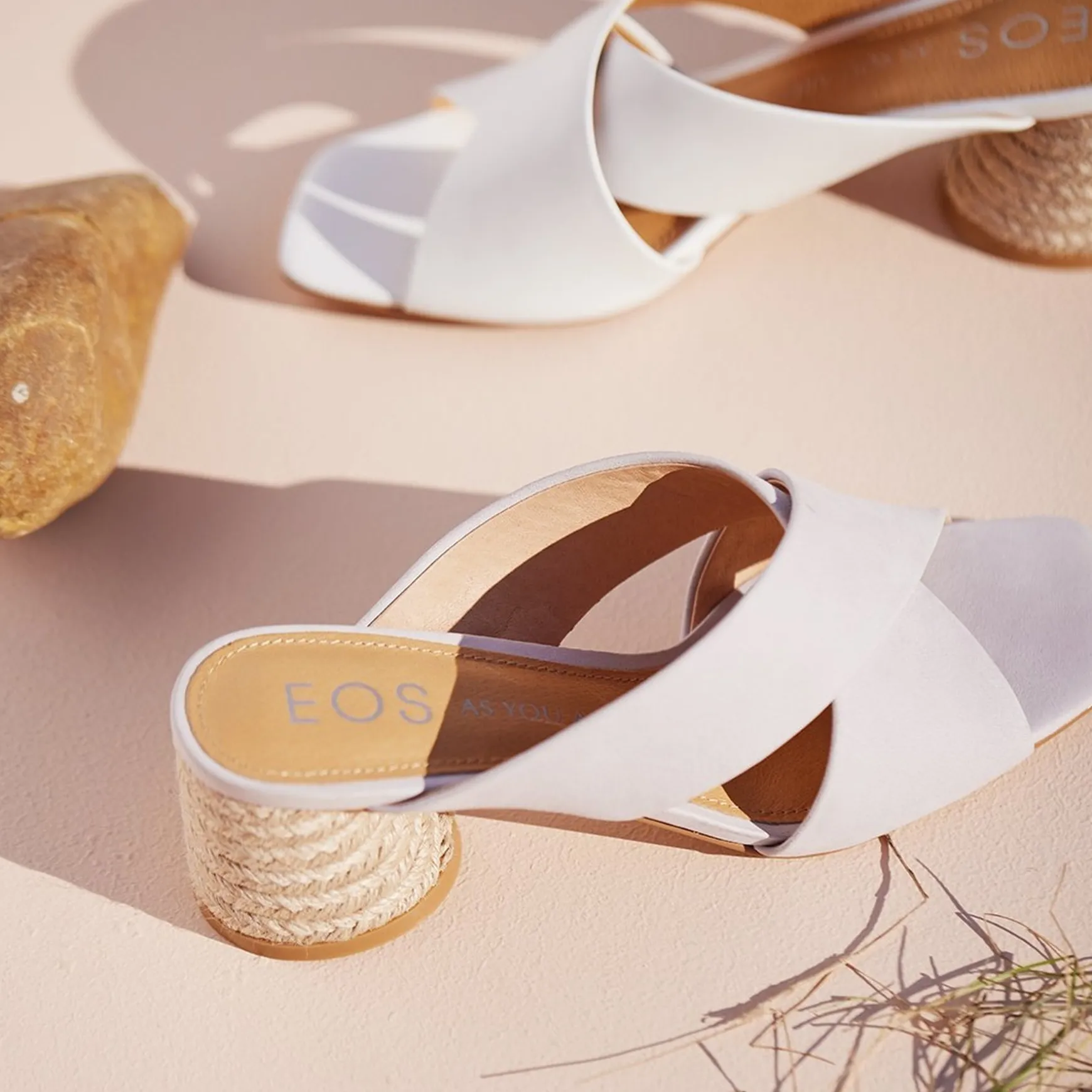 PETORA LEATHER SLIDE HEELED SANDAL>EOS Footwear Cheap