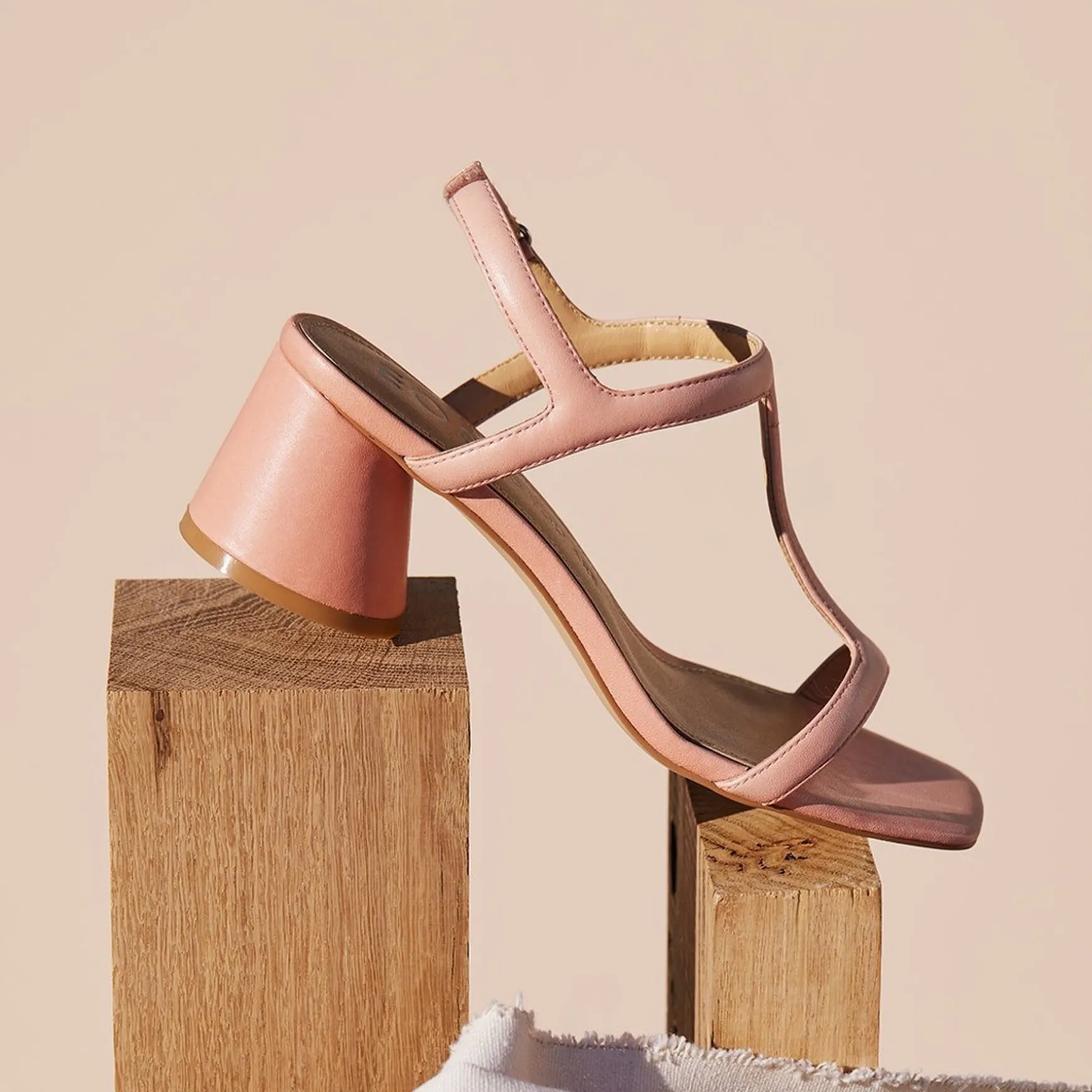 PETRAS LEATHER HEEL ARCHIVE SANDAL>EOS Footwear Best Sale