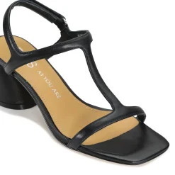 PETRAS LEATHER HEEL ARCHIVE SANDAL><noscript><img width=