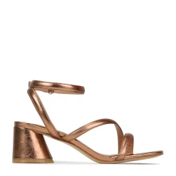 PETRICIA LEATHER BLOCK HEEL SANDALS>EOS Footwear Best Sale