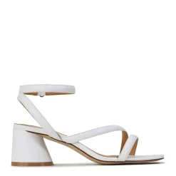 PETRICIA LEATHER BLOCK HEEL SANDALS><noscript><img width=