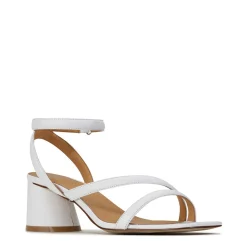 PETRICIA LEATHER BLOCK HEEL SANDALS><noscript><img width=