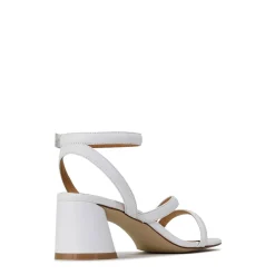 PETRICIA LEATHER BLOCK HEEL SANDALS><noscript><img width=