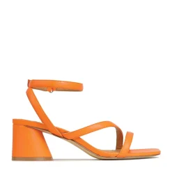 PETRICIA LEATHER BLOCK HEEL SANDALS><noscript><img width=