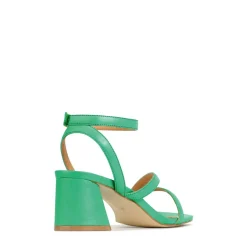PETRICIA LEATHER BLOCK HEEL SANDALS><noscript><img width=