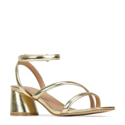PETRICIA LEATHER BLOCK HEEL SANDALS><noscript><img width=