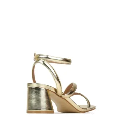 PETRICIA LEATHER BLOCK HEEL SANDALS><noscript><img width=