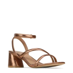 PETRICIA LEATHER BLOCK HEEL SANDALS><noscript><img width=