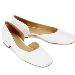 ROCHEL LEATHER BALLET FLATS><noscript><img width=