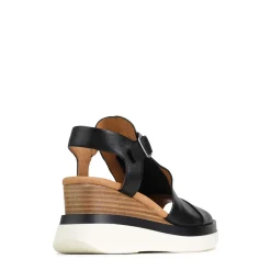 SASILIA WEDGE HEEL SANDALS LEATHER><noscript><img width=