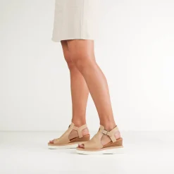 SASILIA WEDGE HEEL SANDALS LEATHER><noscript><img width=