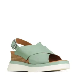 SASILLE WEDGE SANDALS LEATHER><noscript><img width=