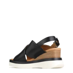 SASILLE WEDGE SANDALS LEATHER><noscript><img width=