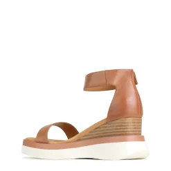 SASKINA WEDGE SANDALS LEATHER><noscript><img width=