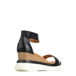 SASKINA WEDGE SANDALS LEATHER><noscript><img width=