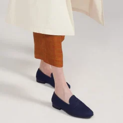 SERAH SUEDE LEATHER LOAFERS><noscript><img width=