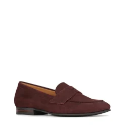 SERAH SUEDE LEATHER LOAFERS><noscript><img width=