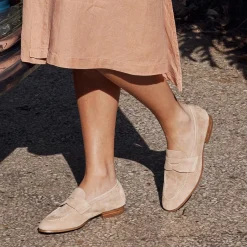 SERAH SUEDE LEATHER LOAFERS><noscript><img width=