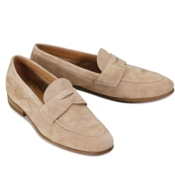 SERAH SUEDE LEATHER LOAFERS><noscript><img width=