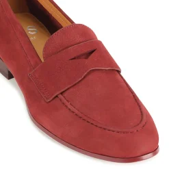 SERAH SUEDE LEATHER LOAFERS><noscript><img width=