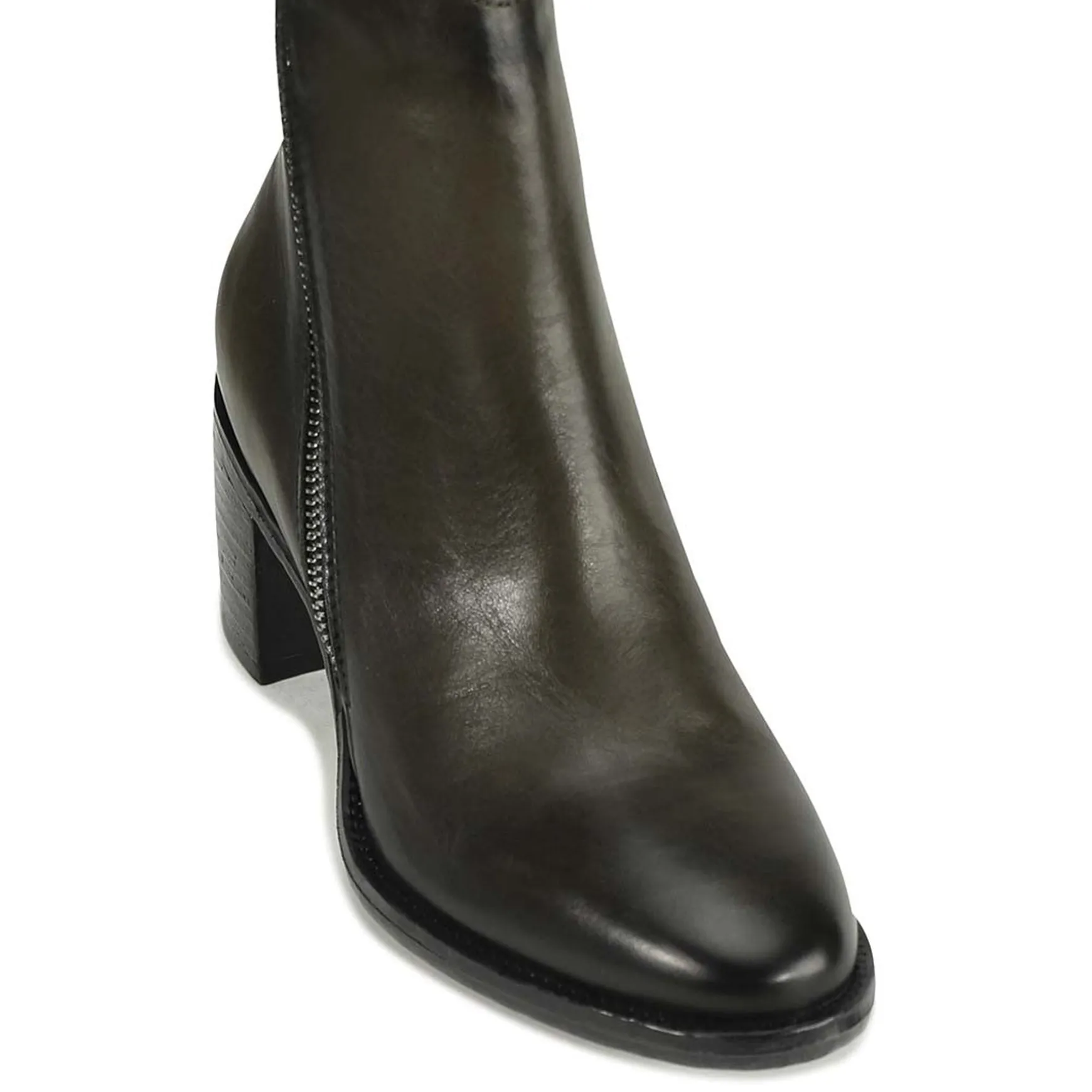 SERAPHIN LEATHER ZIP ANKLE BOOTS>EOS Footwear Best Sale