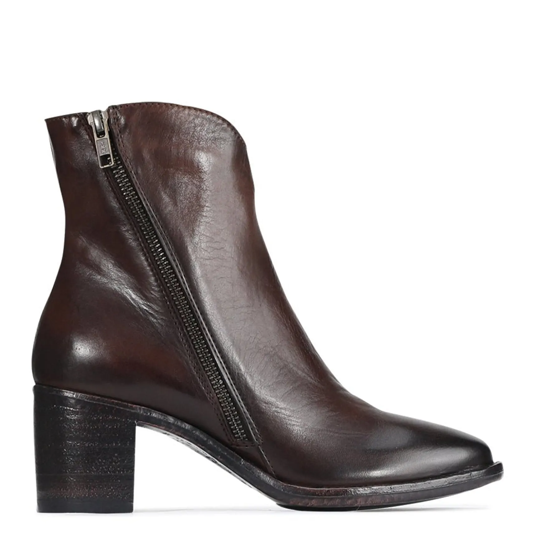 SERAPHIN LEATHER ZIP ANKLE BOOTS>EOS Footwear Best Sale