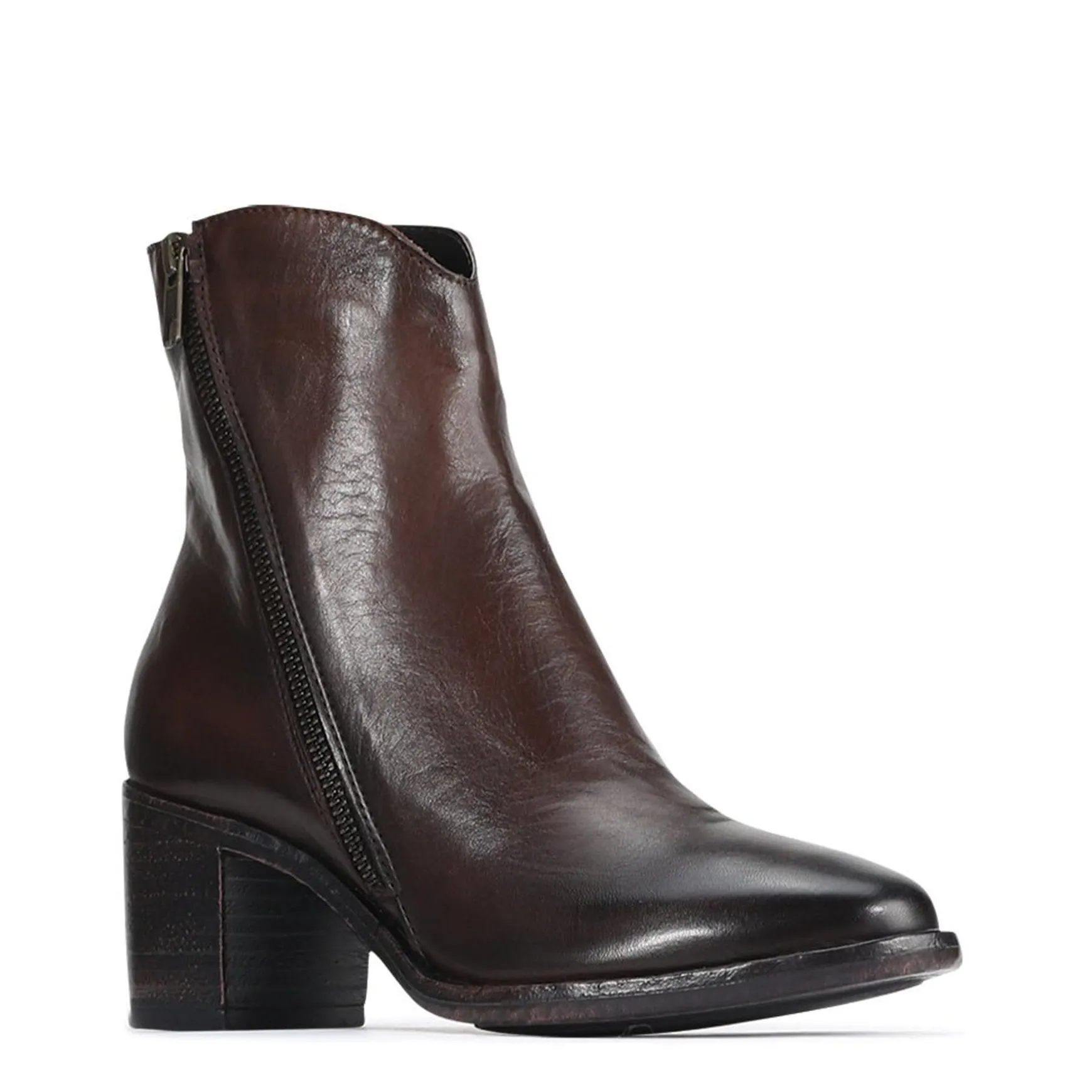SERAPHIN LEATHER ZIP ANKLE BOOTS>EOS Footwear Best Sale