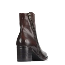 SERAPHIN LEATHER ZIP ANKLE BOOTS><noscript><img width=
