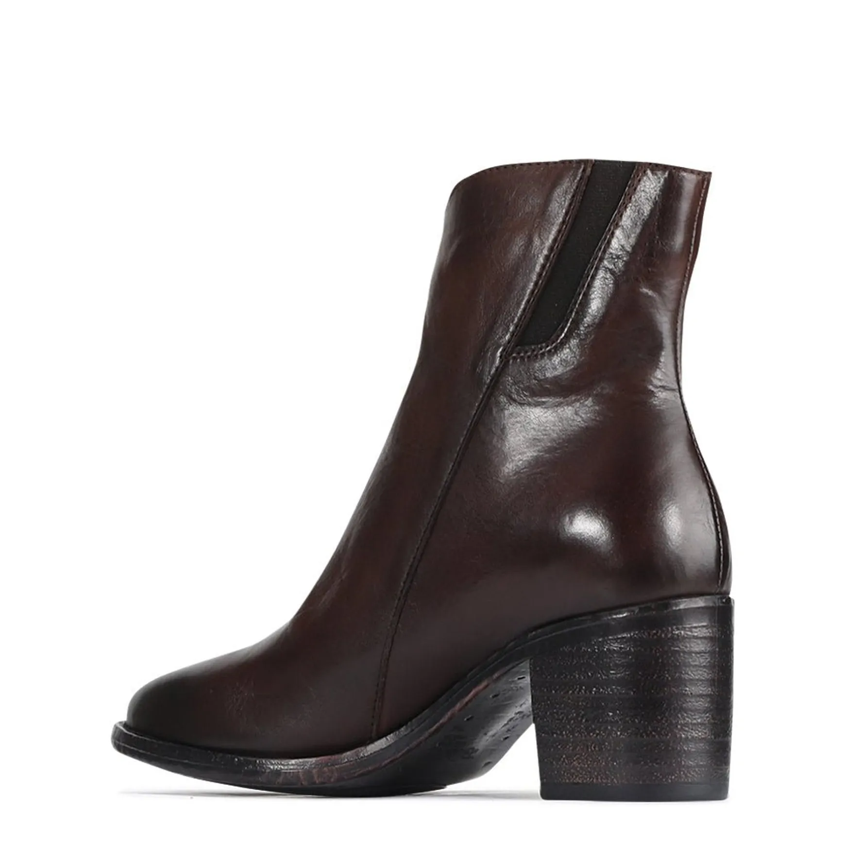 SERAPHIN LEATHER ZIP ANKLE BOOTS>EOS Footwear Best Sale