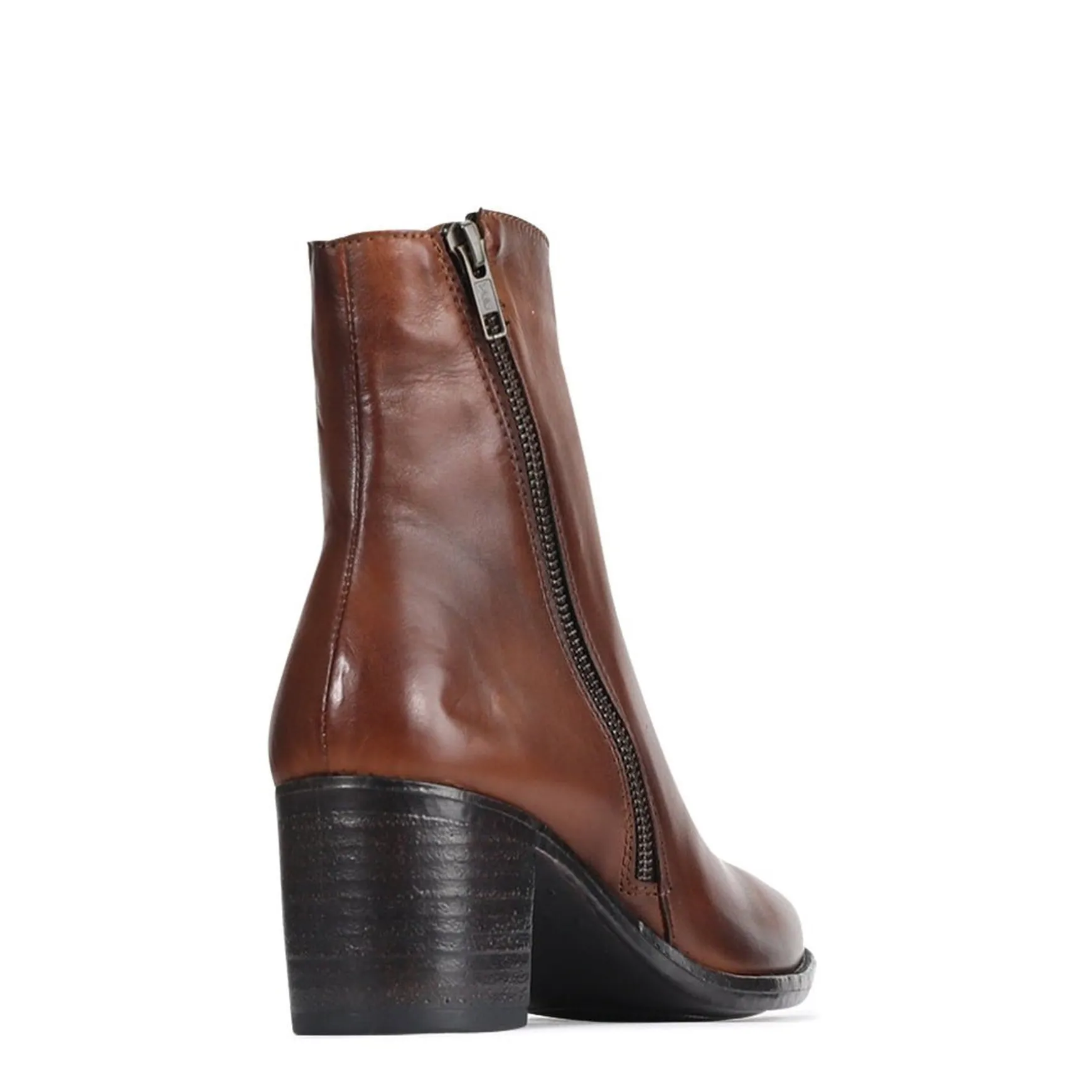 SERAPHIN LEATHER ZIP ANKLE BOOTS>EOS Footwear Best Sale