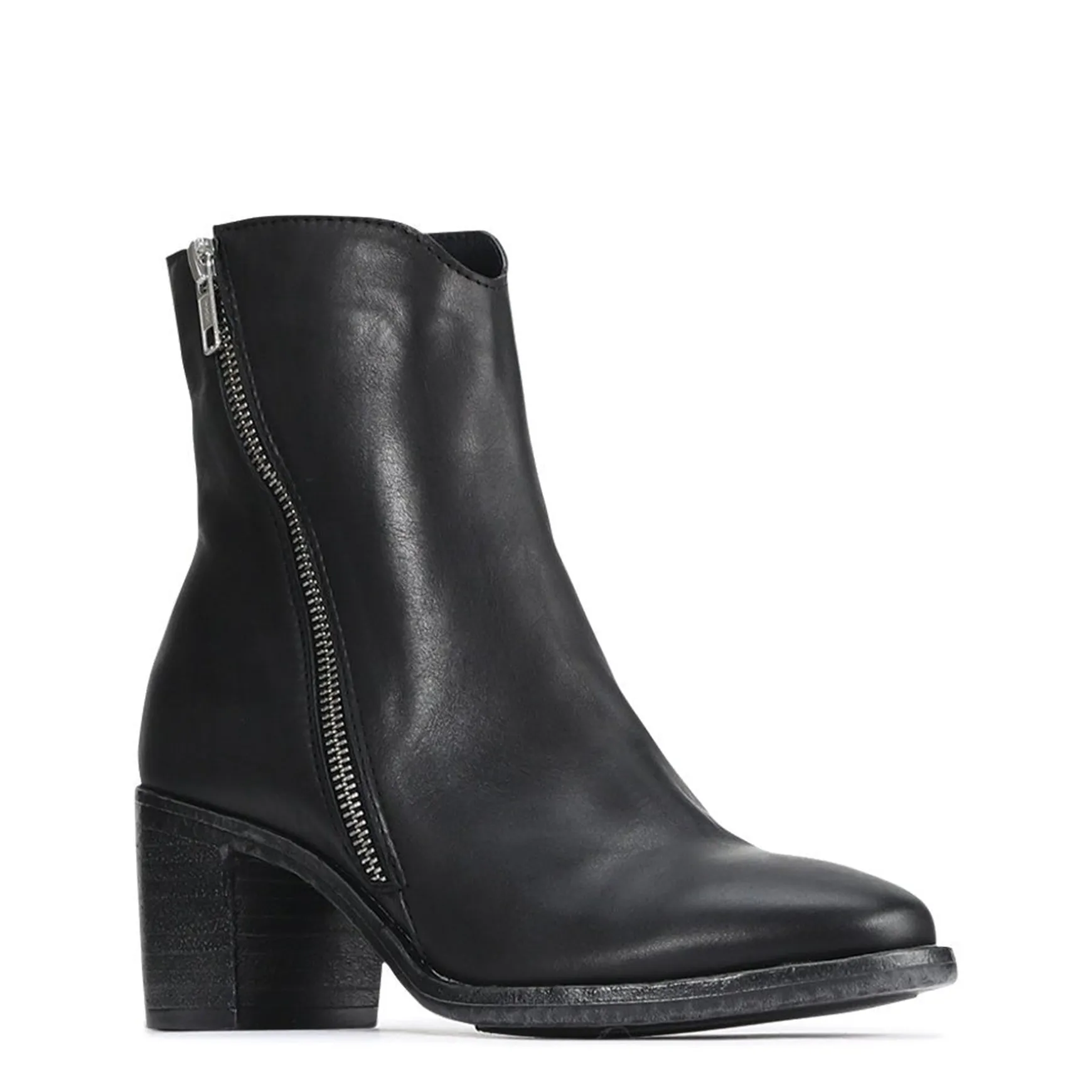SERAPHIN LEATHER ZIP ANKLE BOOTS>EOS Footwear Best Sale