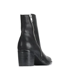 SERAPHIN LEATHER ZIP ANKLE BOOTS><noscript><img width=