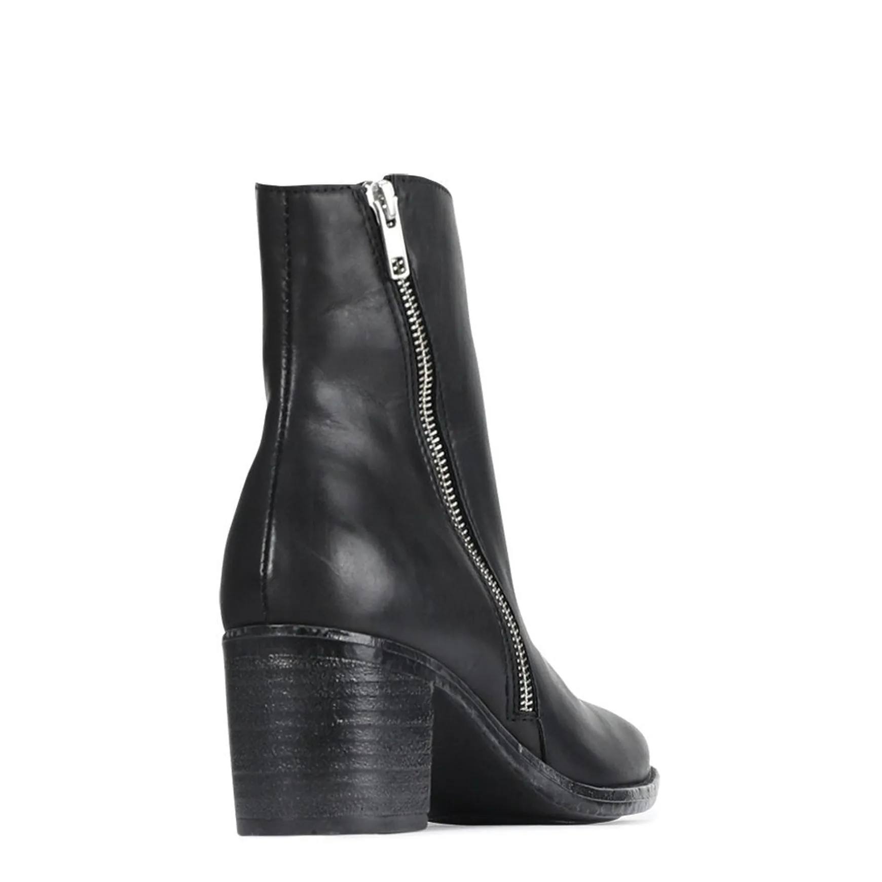SERAPHIN LEATHER ZIP ANKLE BOOTS>EOS Footwear Best Sale