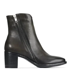 SERAPHIN LEATHER ZIP ANKLE BOOTS><noscript><img width=