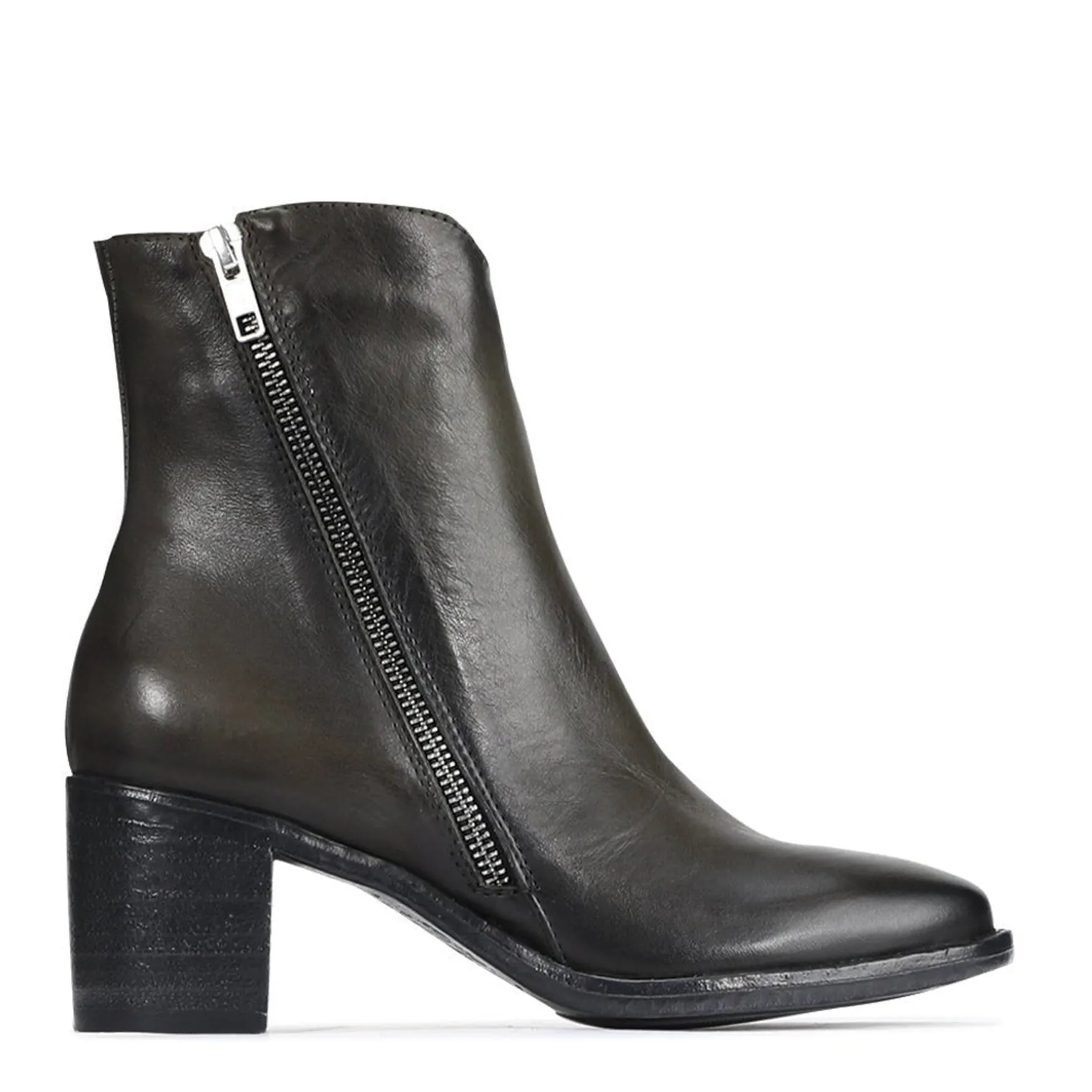 SERAPHIN LEATHER ZIP ANKLE BOOTS>EOS Footwear Best Sale